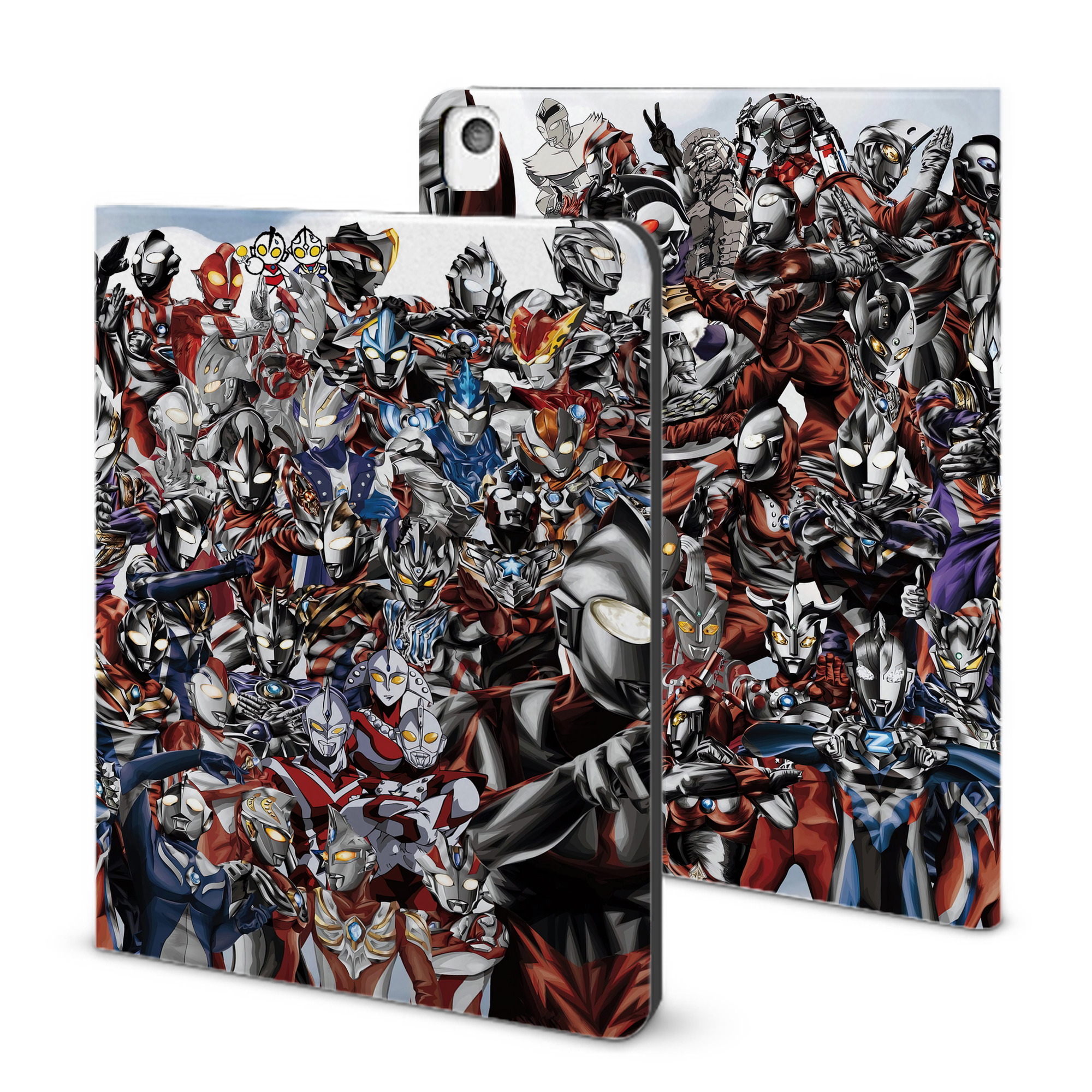 （画像用） ウルトラマン Ultraman IPadケース ペンホルダー付き ブックスタイルデザイン